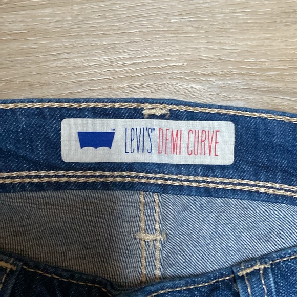 Levi's Women's Demi Curve Low Cut Skinny Jeans Blue Jeans Size 6 - Picture 4 of 8